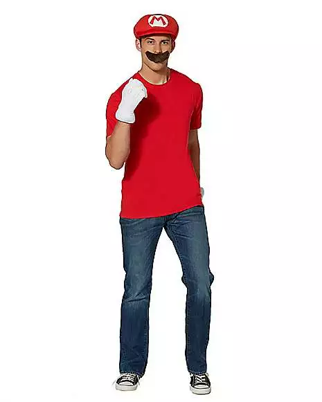 Mario Costume Kit - Mario Bros 1 Mario Costume Kit - Mario Bros