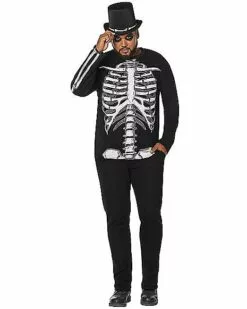Long Sleeve Skeleton T Shirt