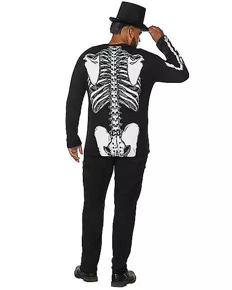 Long Sleeve Skeleton T Shirt 3 Long Sleeve Skeleton T Shirt - Image 3