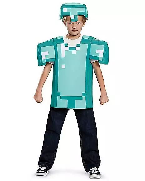 Kids Armor Shirt Set - Minecraft 1 Kids Armor Shirt Set - Minecraft