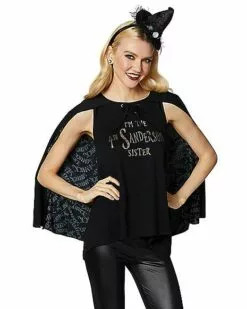 Fourth Sanderson Sister Caped T Shirt - Hocus Pocus