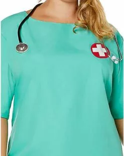 Adult ER Surgeon Plus Size Costume -Cosplay Shop 01463249 f