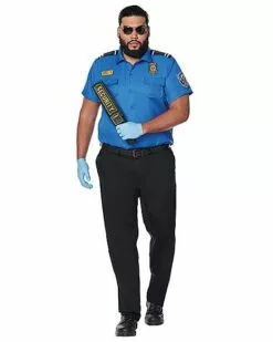 Adult Airport Security Plus Size Costume