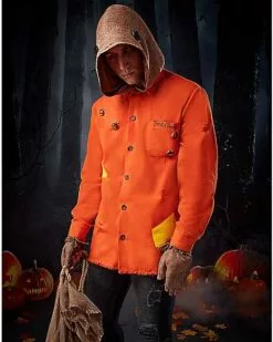 Sam Hooded Button-Up Shirt - Trick 'r Treat