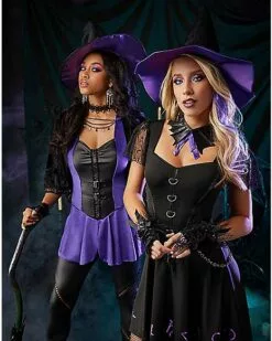 Adult Black Magic Witch Costume -Cosplay Shop 01560739 c