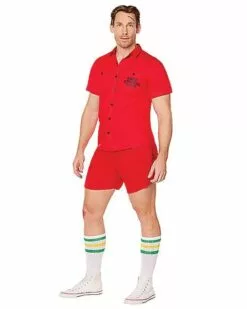 Adult Camp Crystal Lake Button Down Shirt - Friday The 13th -Cosplay Shop 01565647 c