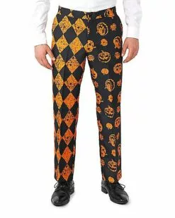 Adult Distressed Pumpkin Party Suit -Cosplay Shop 01587179 e