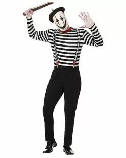 Adult Creepy Mime Costume