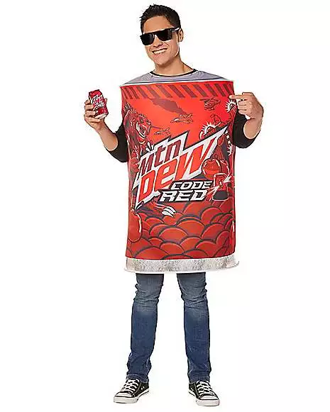 Adult Code Red Costume - Mountain Dew 1 Adult Code Red Costume - Mountain Dew